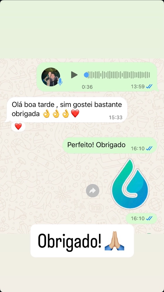 Opinião real de cliente da Limpax (captura de ecrã)